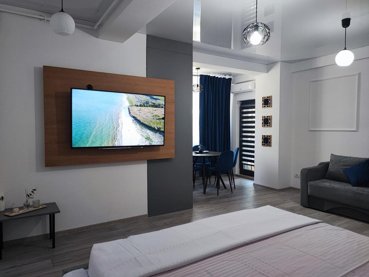 Apartament Studio Teo Blue In Mamaia Nord ナボダリ エクステリア 写真