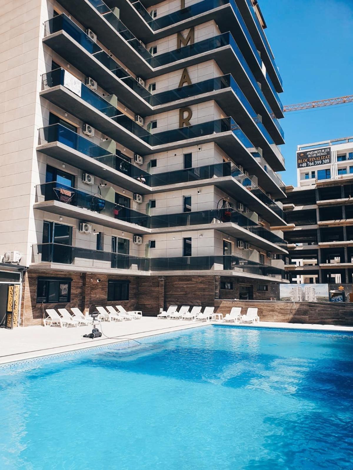 Apartament Studio Teo Blue In Mamaia Nord ナボダリ エクステリア 写真